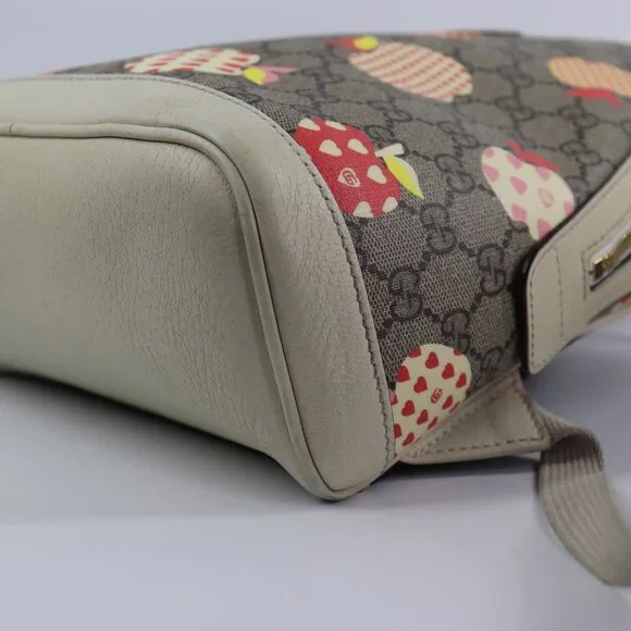 Gucci GG Supreme Canvas Le Pomme Apple Heart Backpack - Picture 7 of 16
